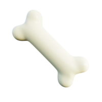 cachorro osso lanche 3d render png