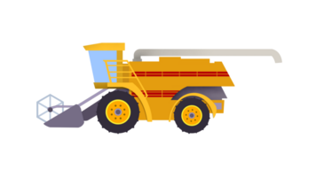 agrícola arroz segador máquina, tractor laboral, segador máquina a cosecha arroz campo, combinar segador trabajando en un arroz campo png