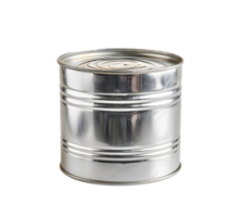 Metal Can on transparent Background. Generative by AI png