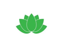 Flower, lotus icon. illustration, flat design. vector