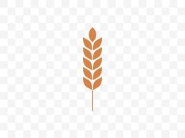 Wheat, crop, grain, agriculture icon. illustration, flat design. vector