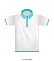 blanco camiseta para Bosquejo - aislado en transparente antecedentes vector