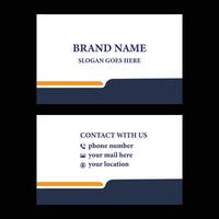 Luxury business card unique identity eps contact card for free download vector