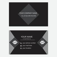 Simple unique standard business card design for free download vector