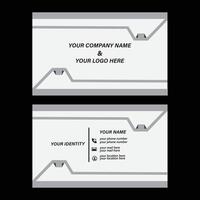 Simple unique standard business card design for free download vector