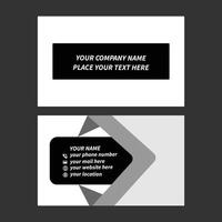 Luxury business card unique identity eps contact card for free download vector