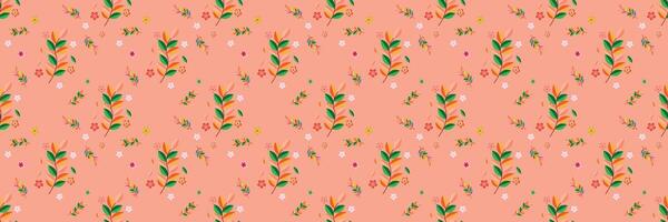 floral colourful pattern design vector