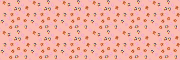 cute simple colorful pattern vector