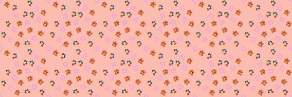 cute simple colorful pattern vector