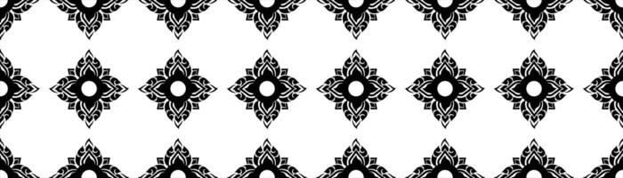 thai traditional pattern vector