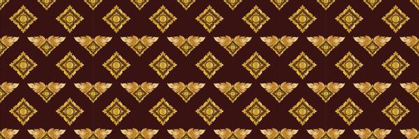 thai traditional pattern design vector