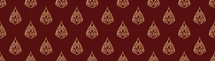 traditional thai pattern vector