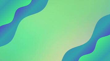 Gradient color animation with abstract illustration video
