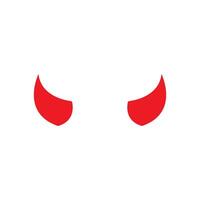 Devil horn icon design illustration Template vector