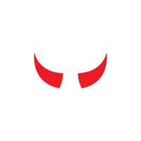 Devil horn icon design illustration Template vector