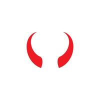 Devil horn icon design illustration Template vector