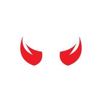 Devil horn icon design illustration Template vector