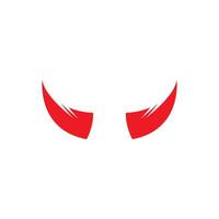 Devil horn icon design illustration Template vector