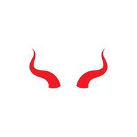 Devil horn icon design illustration Template vector