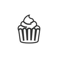 Cake sign icon illustration design template vector