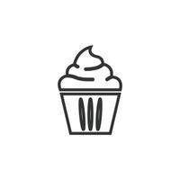 Cake sign icon illustration design template vector