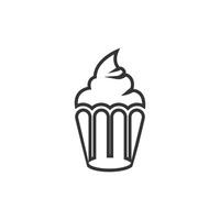 Cake sign icon illustration design template vector