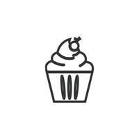 Cake sign icon illustration design template vector