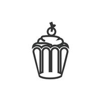 Cake sign icon illustration design template vector