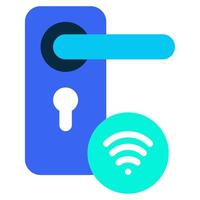 Connected Lock icon for web, app, infographic, etc vector