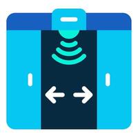 Door Sensor icon for web, app, infographic, etc vector