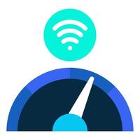 Air Quality Monitor icon for web, app, infographic, etc vector