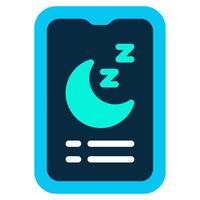 Sleep Tracker icon for web, app, infographic, etc vector