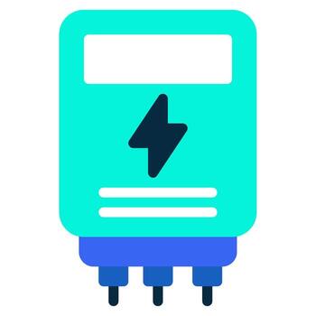 Energy Meter icon for web, app, infographic, etc vector
