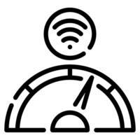 Air Quality Monitor icon for web, app, infographic, etc vector