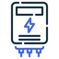 Energy Meter icon for web, app, infographic, etc vector