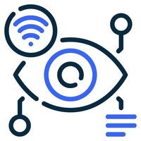 Surveillance Hub icon for web, app, infographic, etc vector