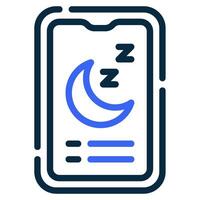 Sleep Tracker icon for web, app, infographic, etc vector