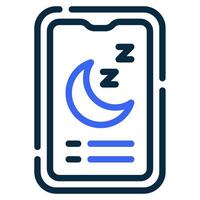 dormir rastreador icono para web, aplicación, infografía, etc vector