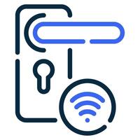 Connected Lock icon for web, app, infographic, etc vector