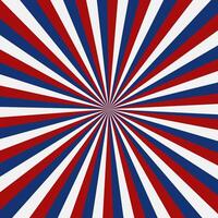 red white and blue starburst design vector