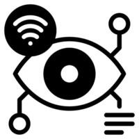 vigilancia cubo icono para web, aplicación, infografía, etc vector