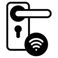 Connected Lock icon for web, app, infographic, etc vector