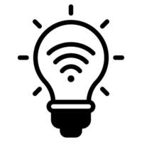 Smart Light icon for web, app, infographic, etc vector