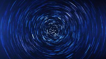 Abstract background of swirling particles. futuristic hi-tech. High-tech spiral. video