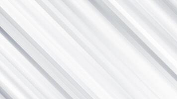 4k elegante fundo. diagonal listras - mínimo geométrico animação em uma branco acinzentado limpar \ limpo fundo. tiras do papel. para luxo, Prêmio e o negócio apresentações. desatado laço. video