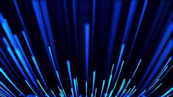 abstrakt Digital Hintergrund mit glühend Neon- Partikel fliegend nach oben. Bewegung von ein Strom von glühend hell Linien von Partikel. nahtlos Schleife abstrakt Hintergrund video