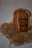 A group of Warm Homemade Gingersnap Cookies photo