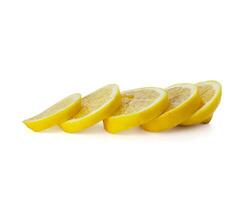 Lemon isolated on white background. Lemon fruit Clipping Path. photo