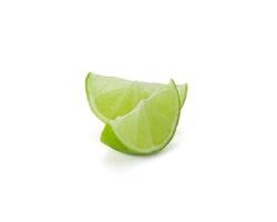 Lime isolated on white background. Lemon fruit Clipping Path. photo