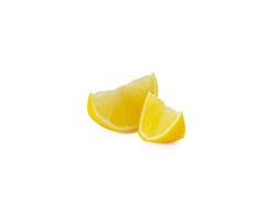 limón aislado en blanco antecedentes. limón Fruta recorte camino. foto